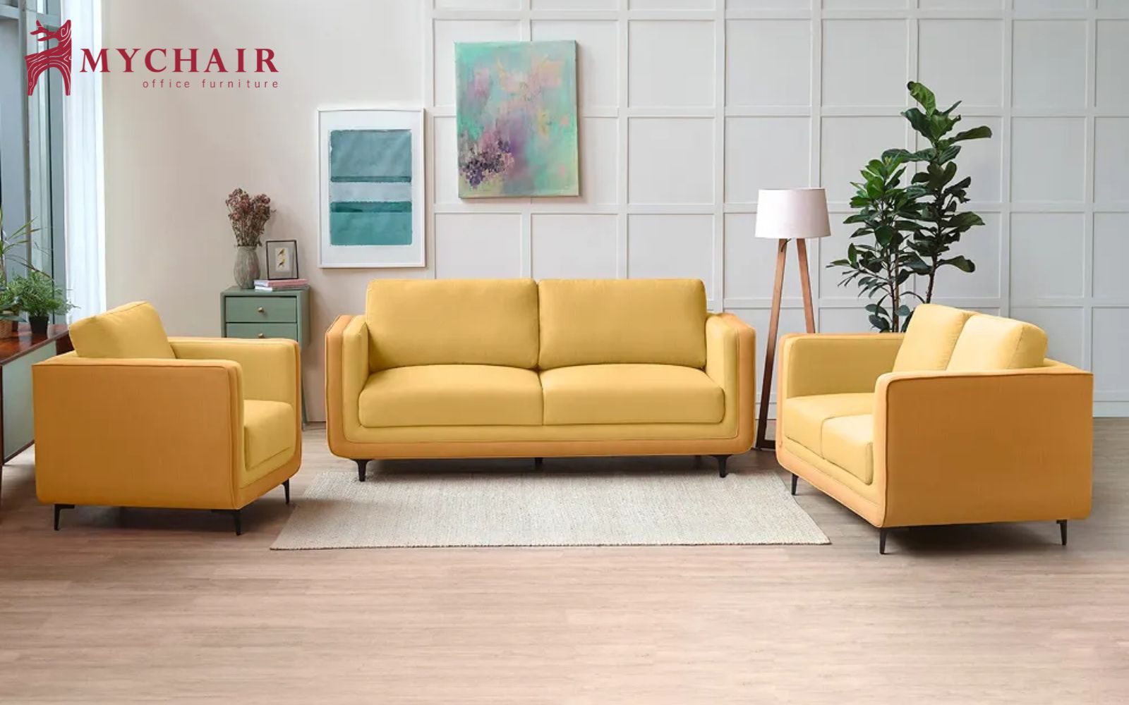 tips bố trí nội thất với sofa vàng
