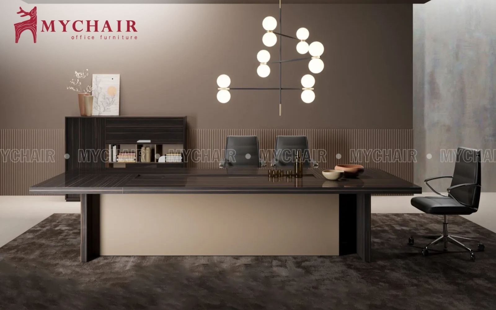 Mẫu bàn họp hình chữ nhật hiện đại, thiết kế chuẩn mực cho phòng họp Bàn họp chữ nhật nhập khẩu