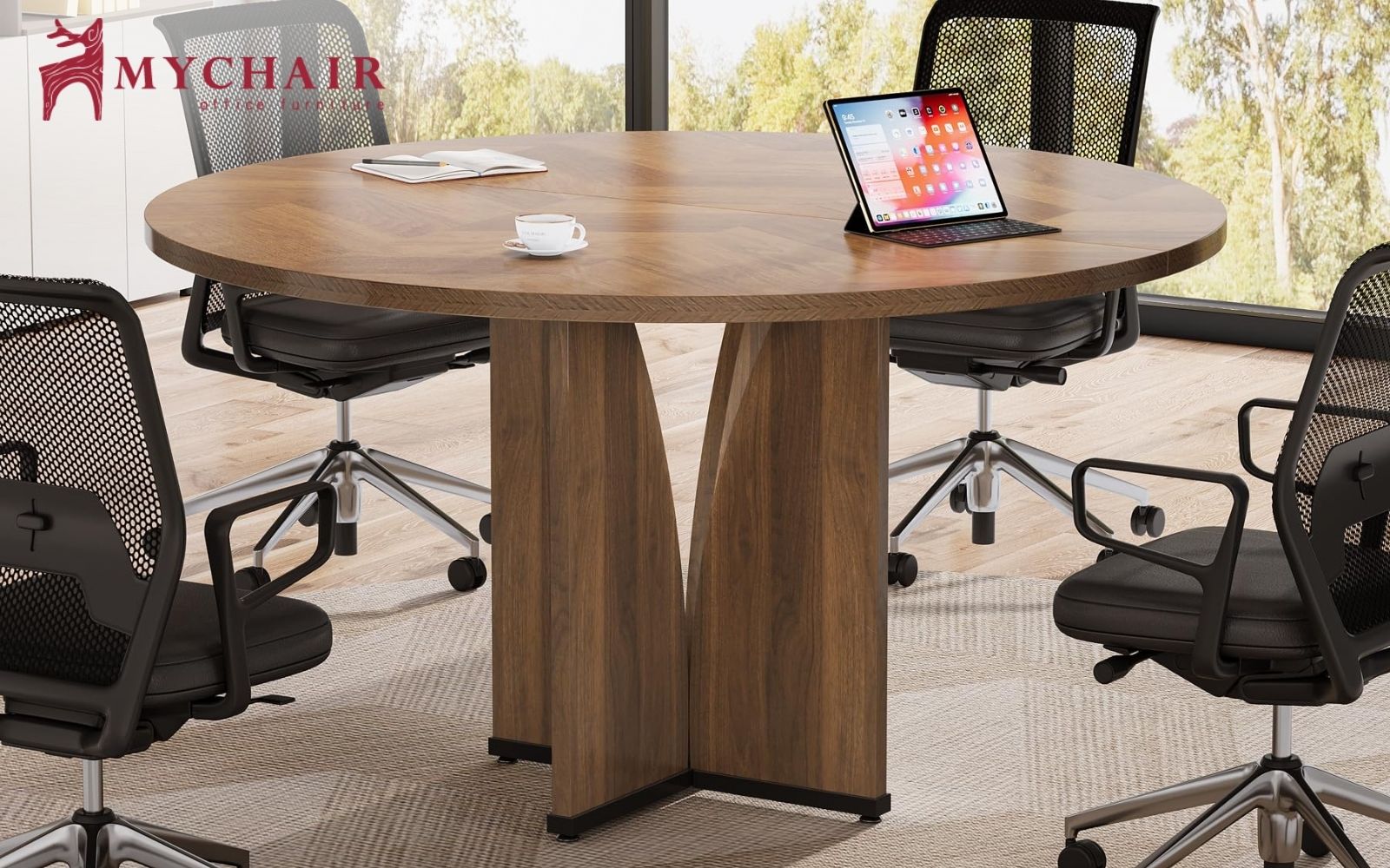 Giải pháp bàn họp nhỏ cho thảo luận nhóm hiệu quả Bàn họp dạng hình tròn