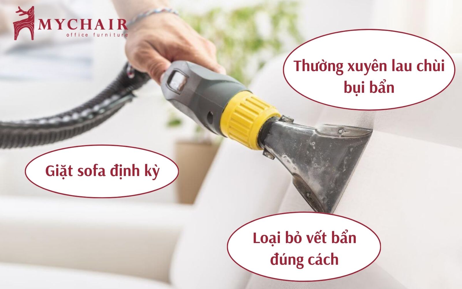 Mẹo giữ sofa nỉ sạch đẹp và bền màu