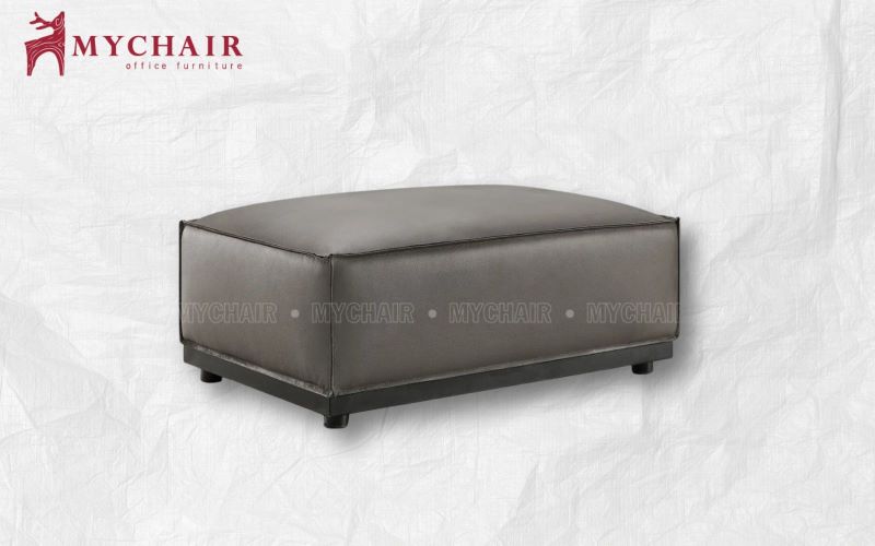 Ghế sofa thư giãn MyChair SF030-JT sở hữu thiết kế bo tròn độc đáo Đôn sofa tròn thư giãn bằng da đơn cao cấp MyChair SF030-JT