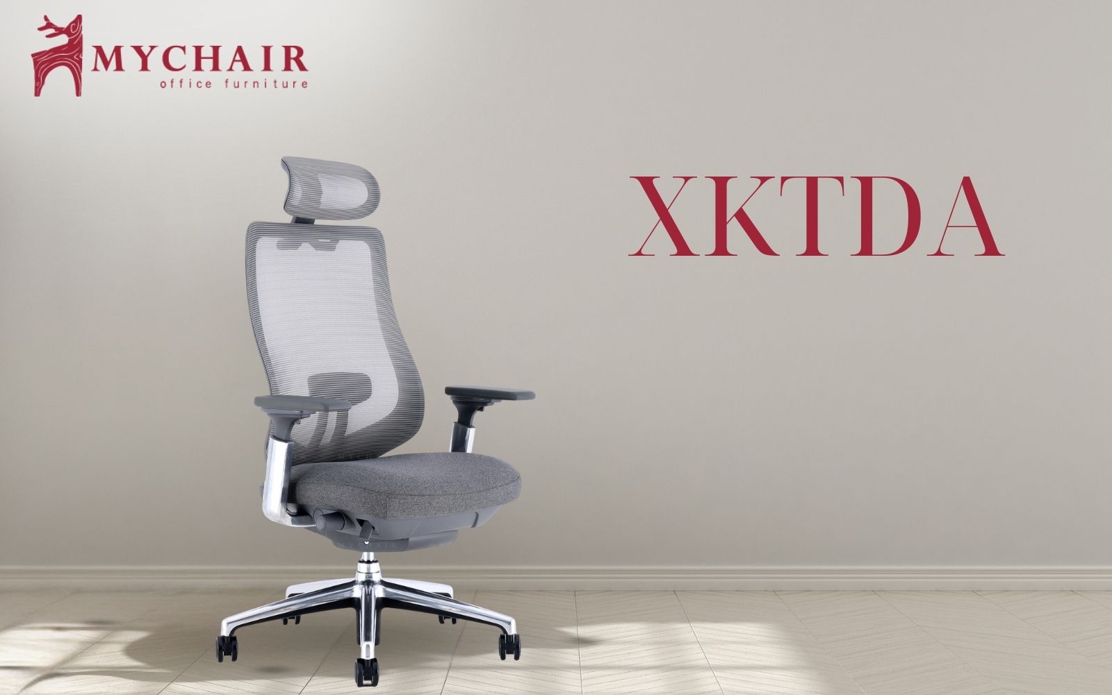 Sản phẩm ghế lưới chân xoay tựa lưng XKTDA thiết kế công thái học