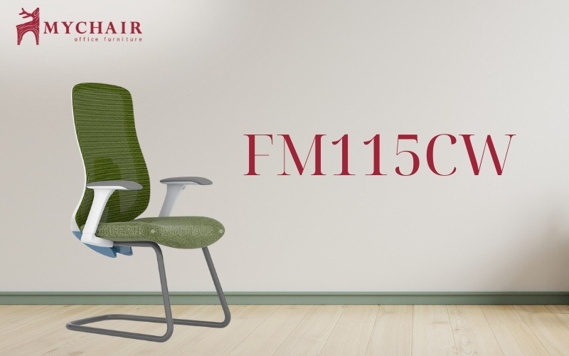 Ghế lưới văn phòng chân quỳ hiện đại MyChair FM115CW Ghế lưới xoay văn phòng MyChair FM115CW màu sắc đẹp