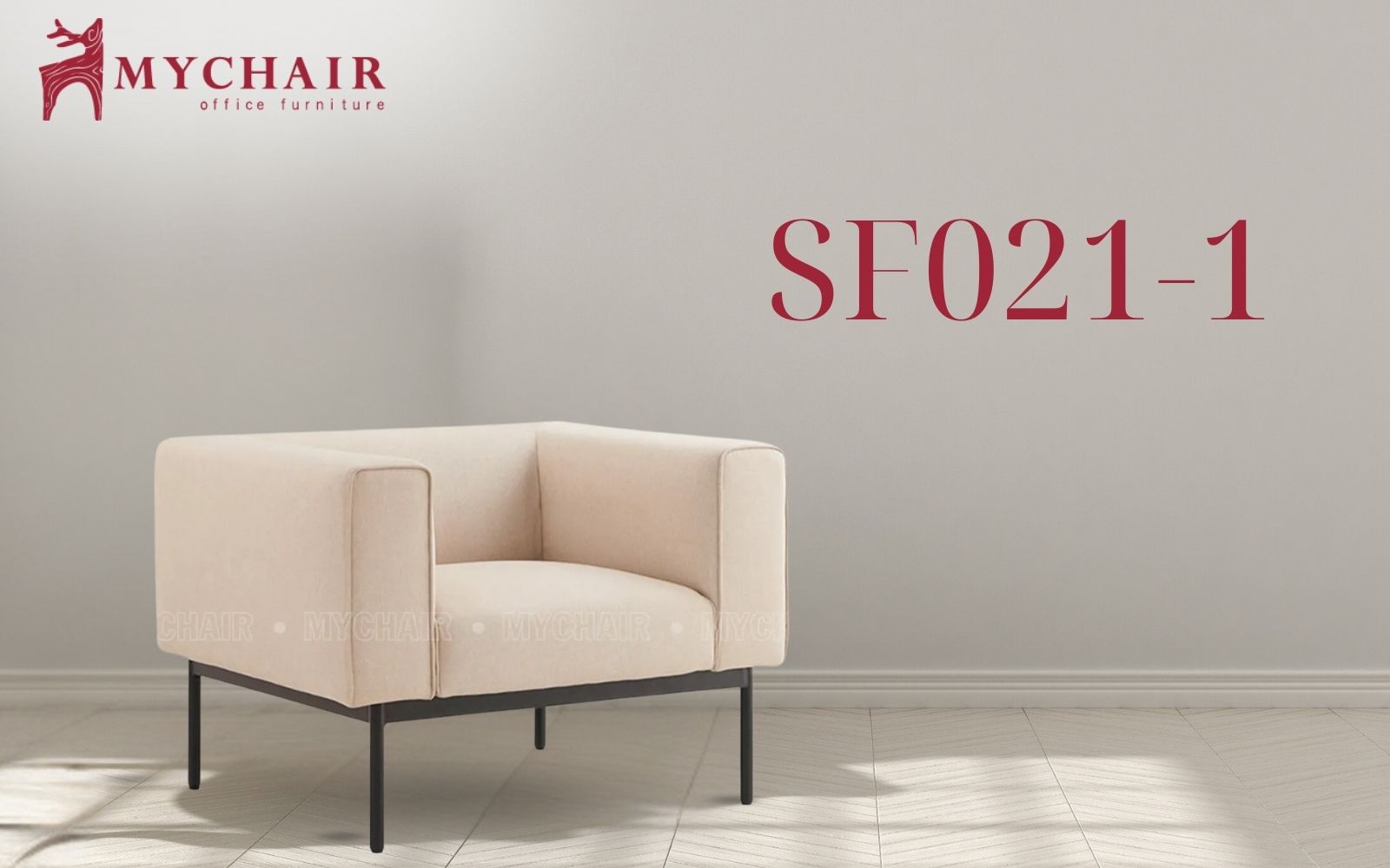 Sofa nỉ đơn thiết kế nhỏ gọn, lý tưởng cho góc thư giãn hoặc không gian riêng tư