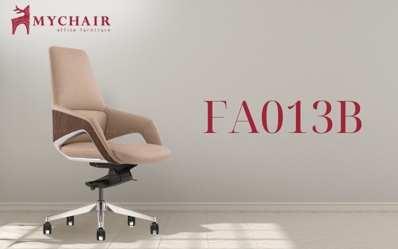 Ghế xoay ghế văn phòng MyChair FA013B kiểu dáng thời thượng Ghế da xoay văn phòng FA013B được làm bằng da thật