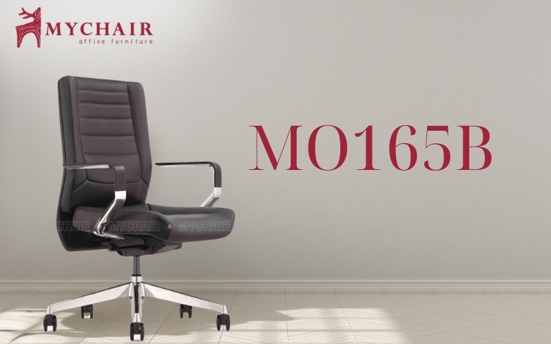 Ghế xoay văn phòng da bò Italia cao cấp MyChair MO165B MyChair MO165B là ghế xoay văn phòng tphcm được ưa chuộng nhiều