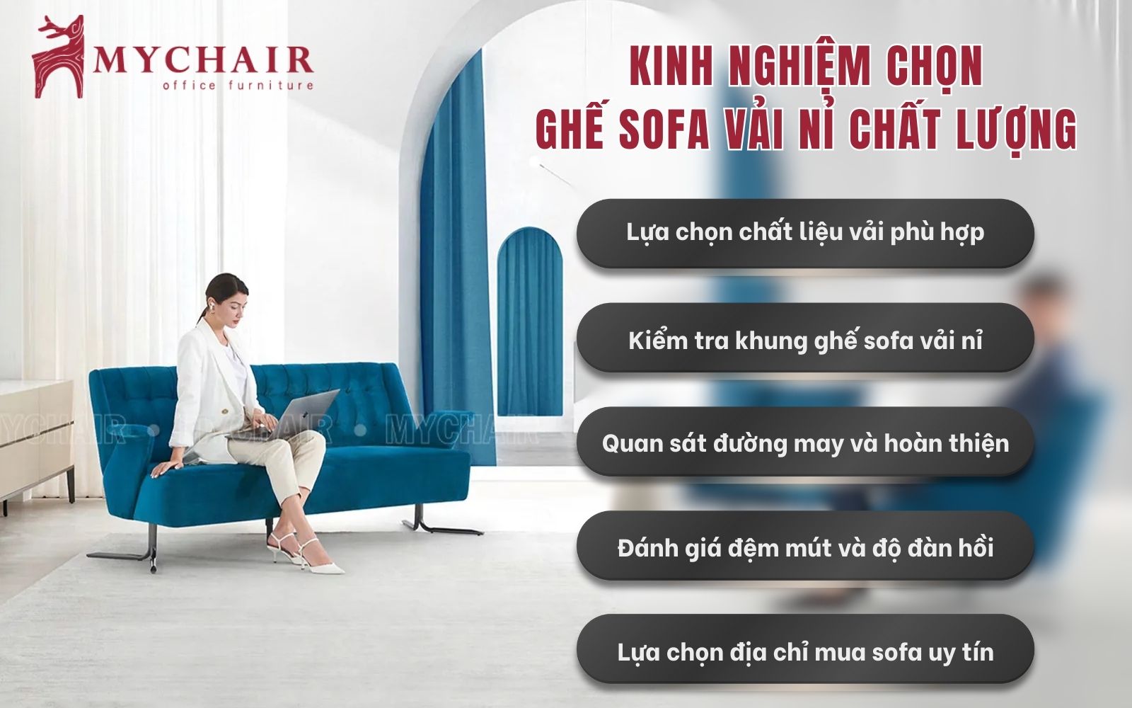 Những kinh nghiệm quan trọng giúp lựa chọn ghế sofa vải nỉ bền đẹp, đúng nhu cầu