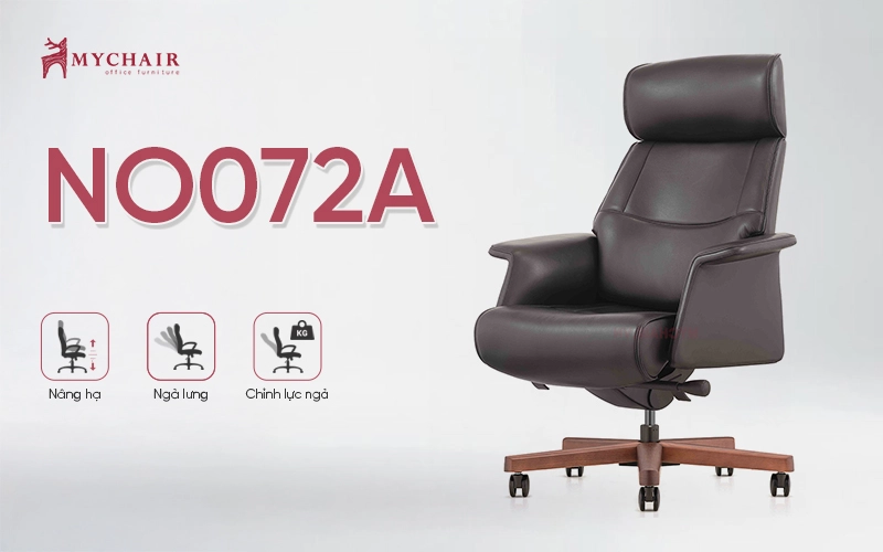 Ghế da chủ tịch MyChair NO072A chính hãng