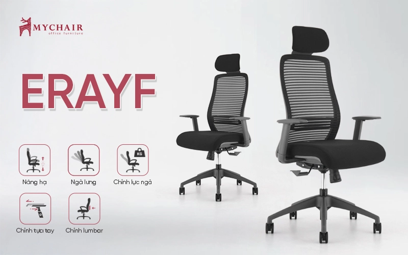 Ghế văn phòng chuẩn công thái học MyChair ERAYF