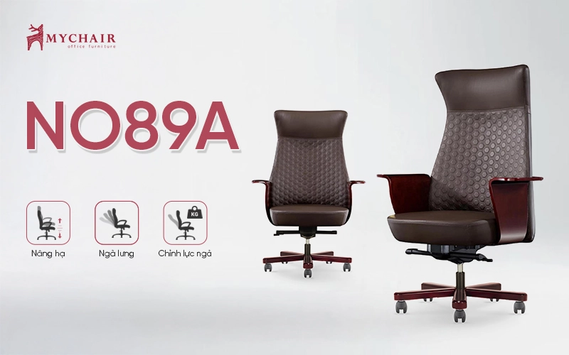 Mua ghế chủ tịch chính hãng MyChair NO89A phù hợp phong cách sang trọng 