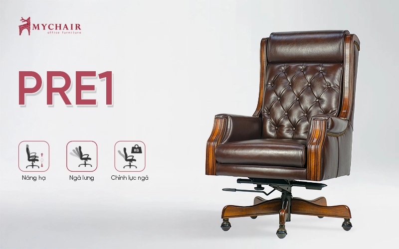 MyChair PRE1 cao cấp, thiết kế bền đẹp trong văn phòng 