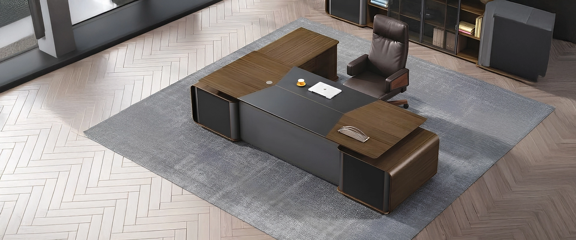 bàn giám đốc chữ L