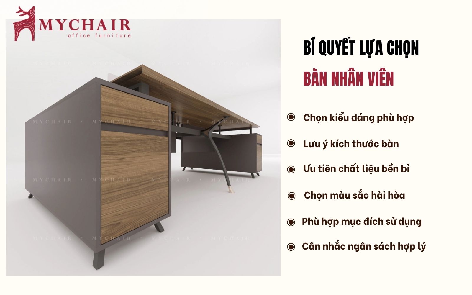 Cách chọn bàn làm việc nhân viên phù hợp Cách chọn bàn làm việc nhân viên phù hợp
