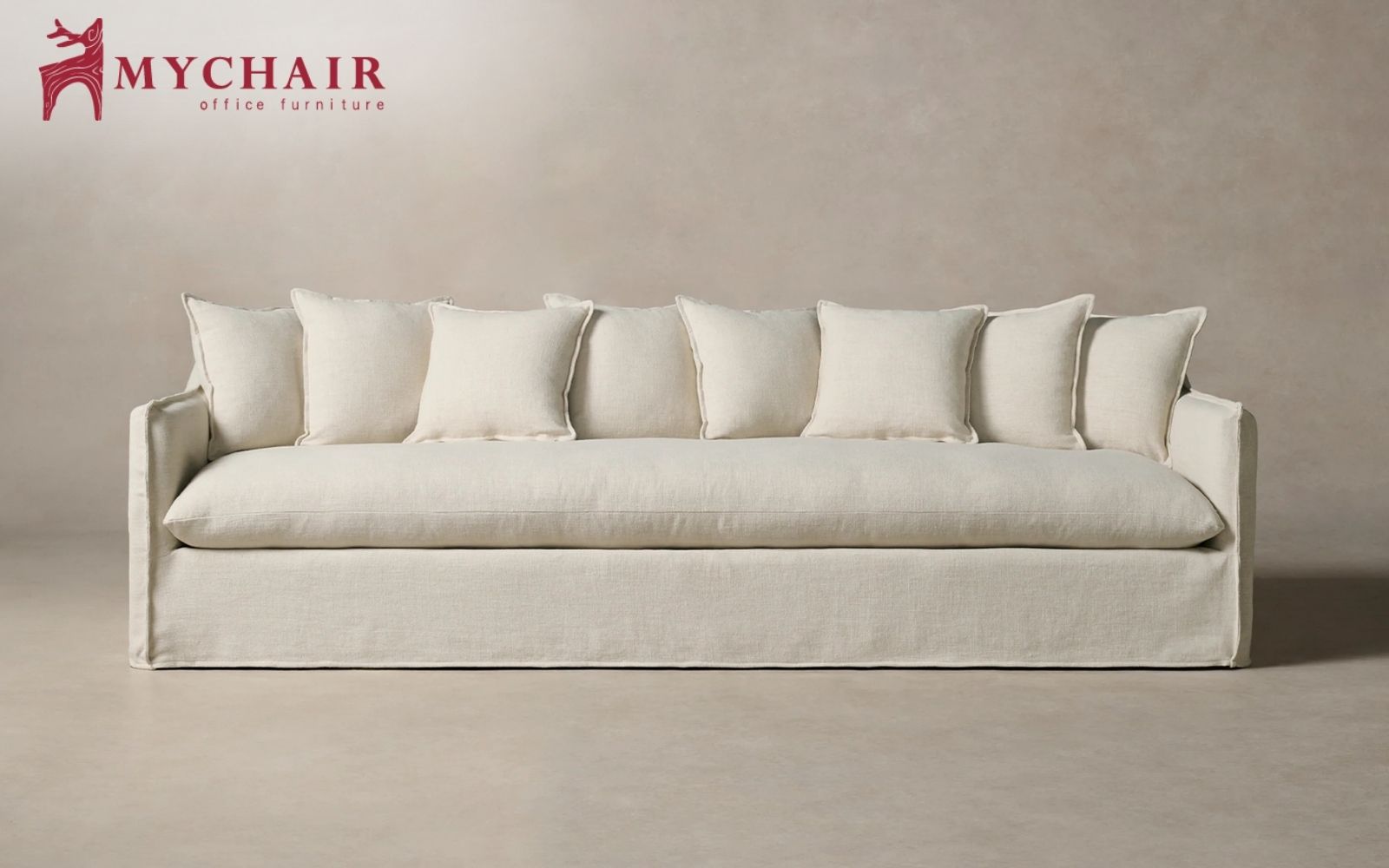 Là vật liệu làm ghế sofa mộc mạc nhưng sở hữu độ bền màu cực kỳ ấn tượng