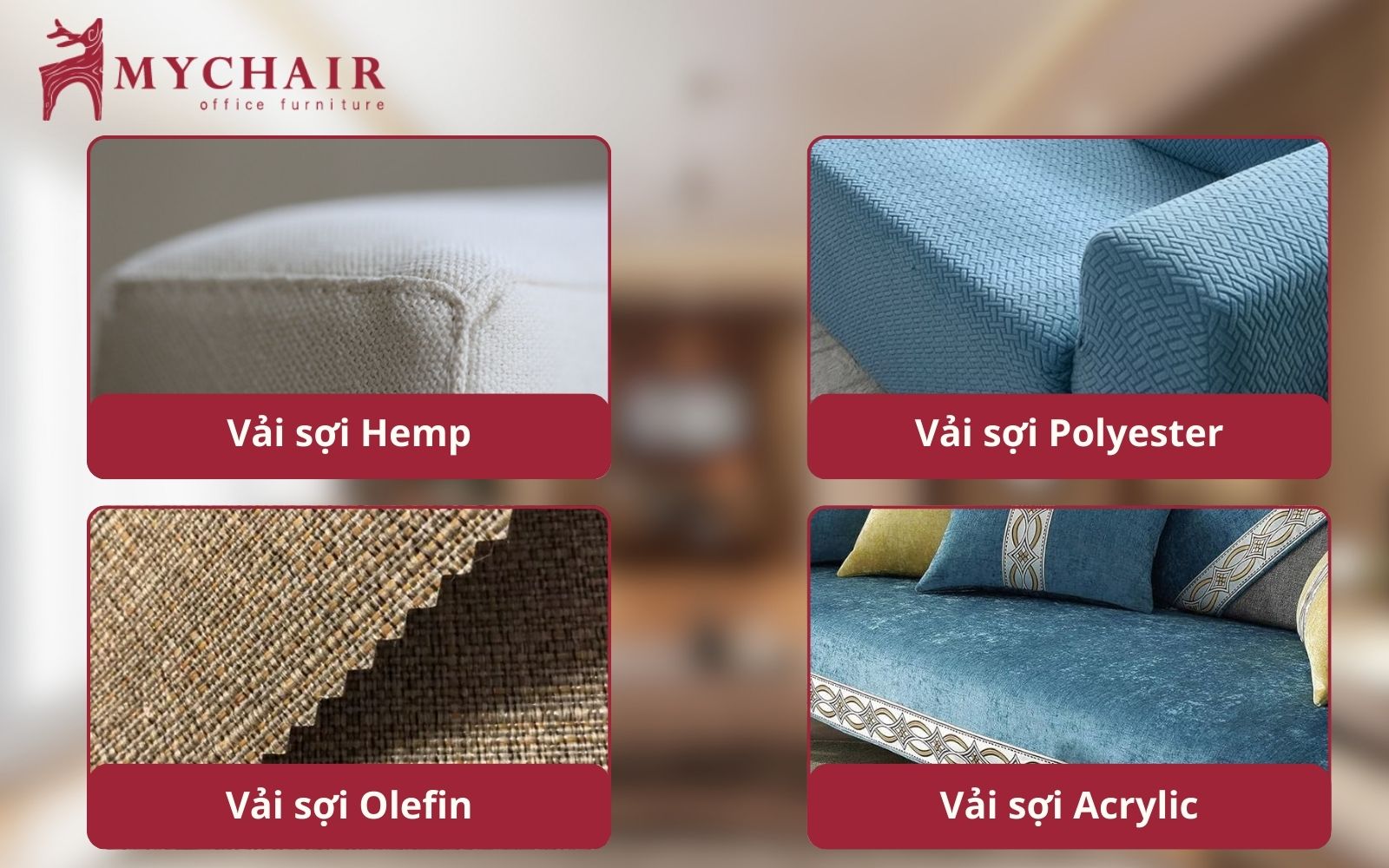 Các loại sợi tổng hợp giúp tối ưu khả năng chống bám bụi bẩn