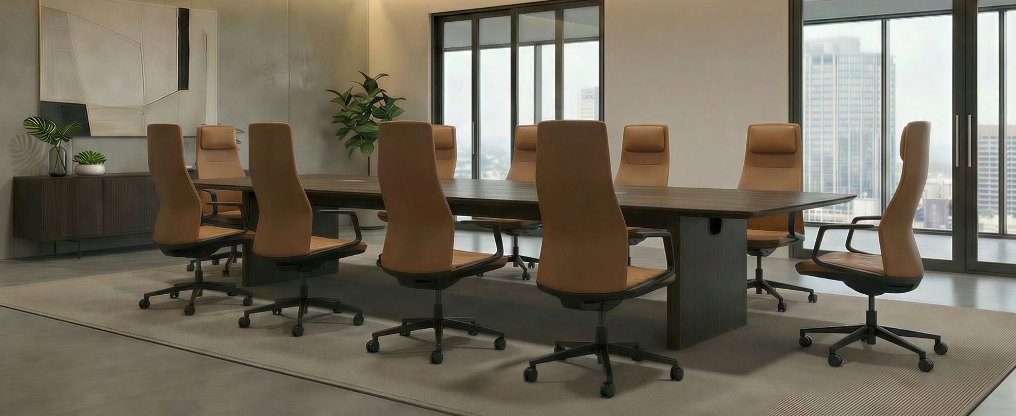 ghế văn ph&ograve;ng bọc da fk020a