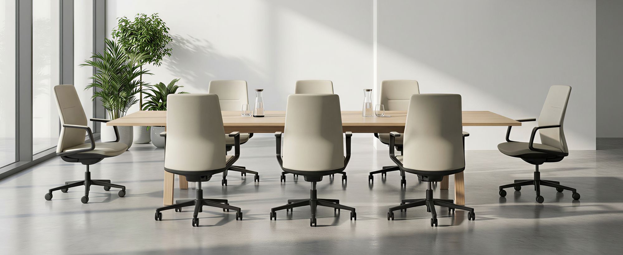 ghế văn ph&ograve;ng bọc da fk020a