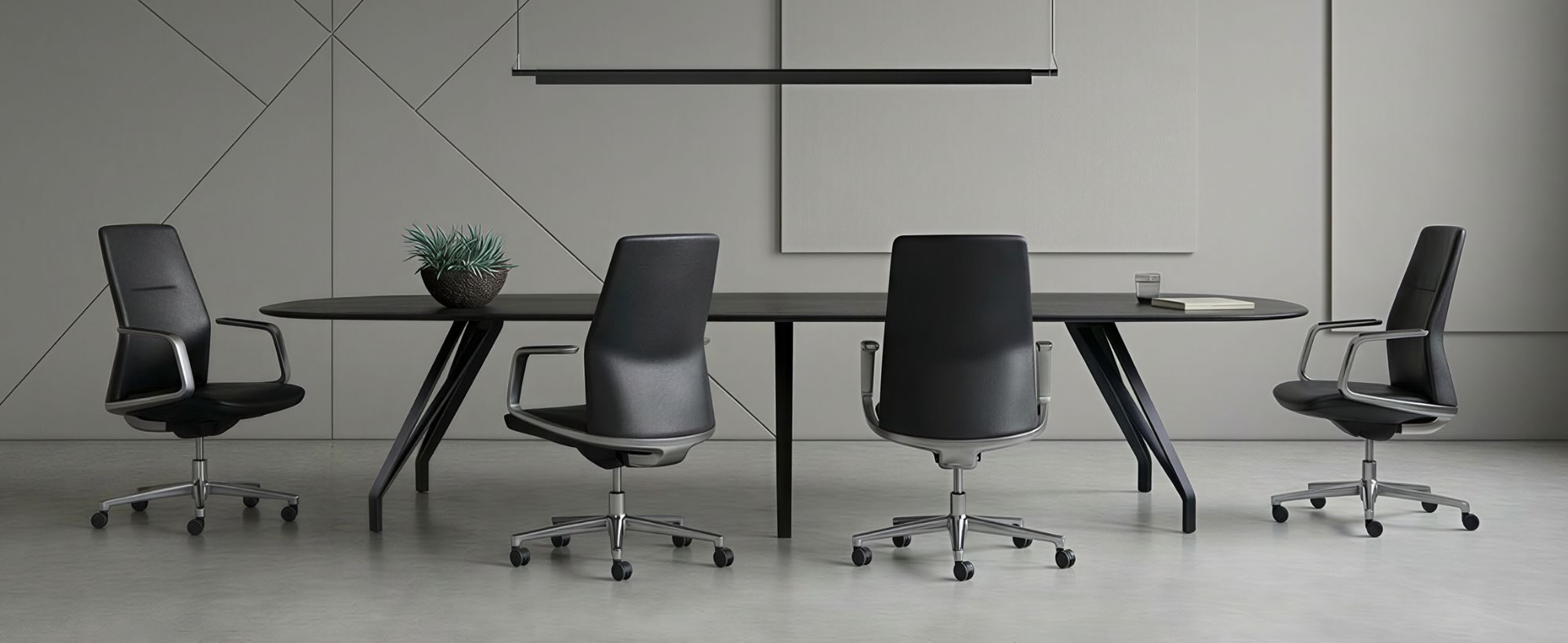 ghế da ph&ograve;ng họp fk020b