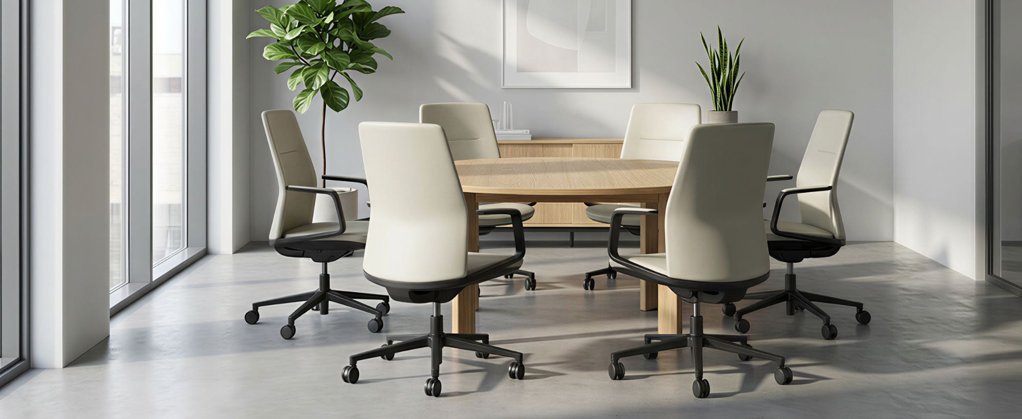 ghế da ph&ograve;ng họp