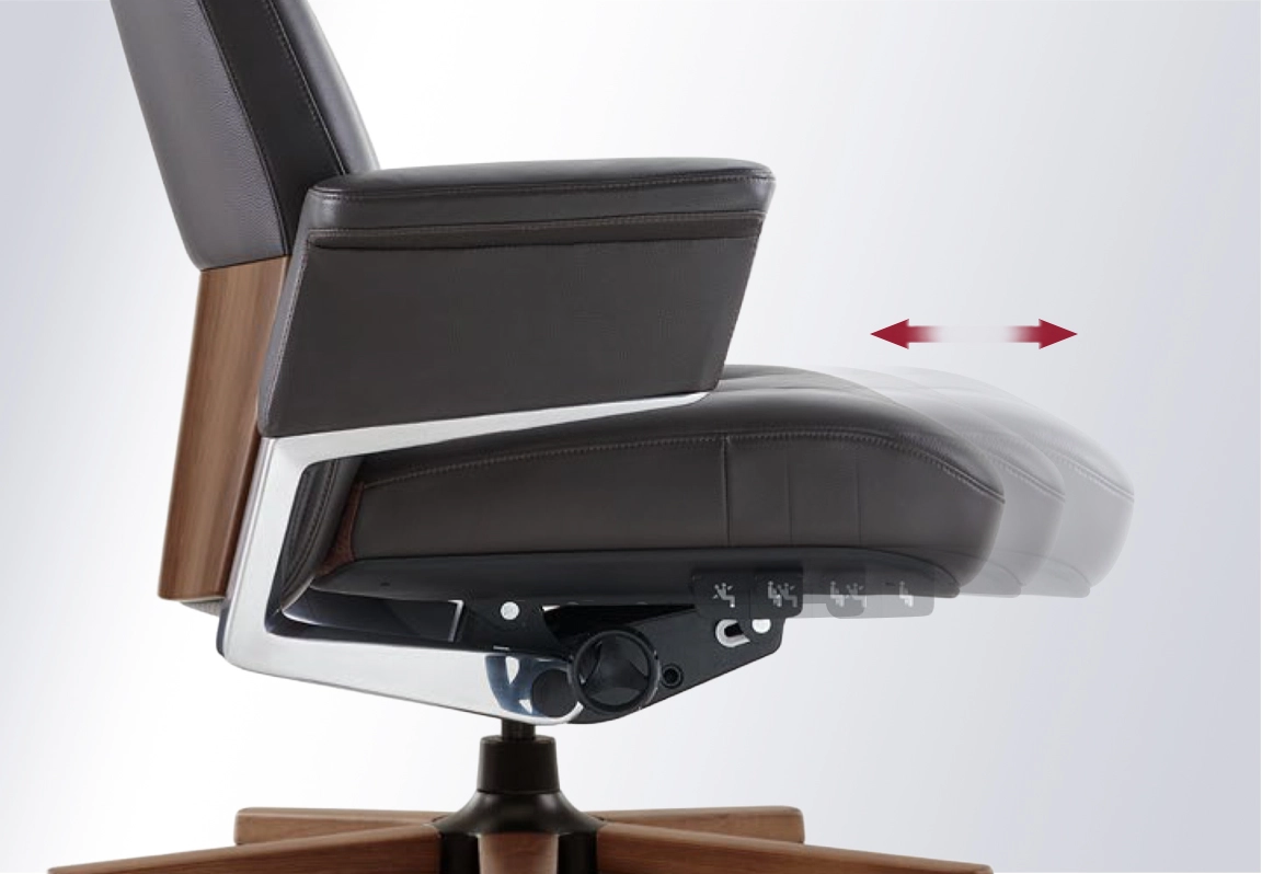 ghế da gi&aacute;m đốc nhập khẩu FK021A