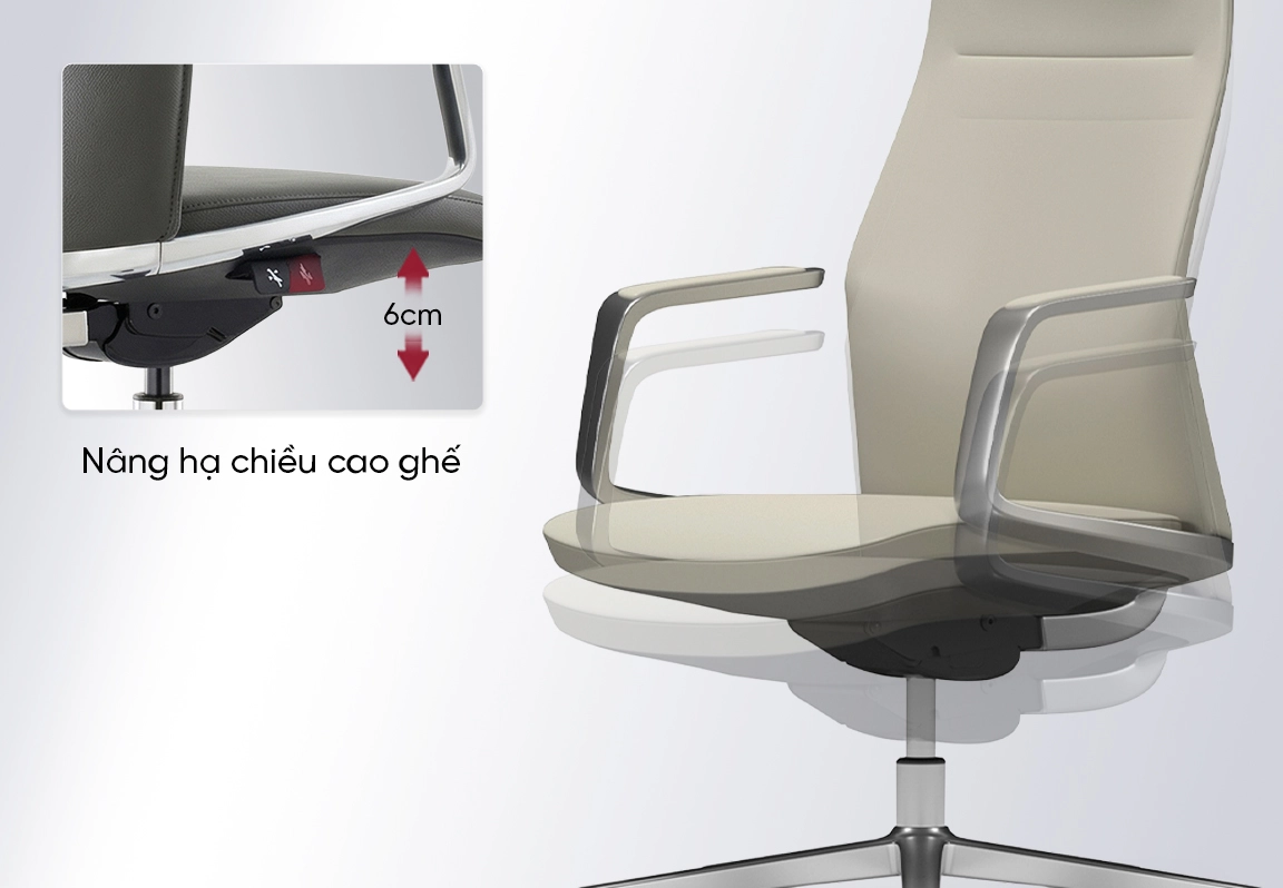 ghế da ph&ograve;ng họp FK020B