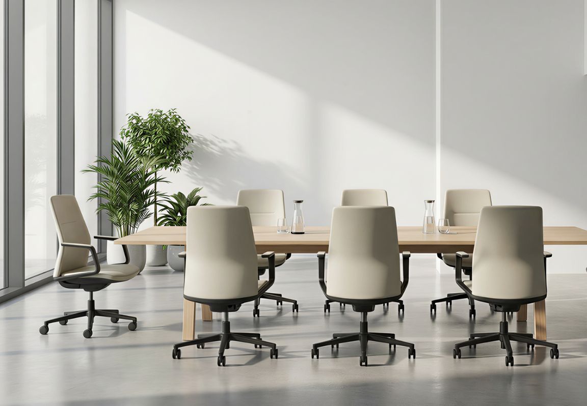 ghế da ph&ograve;ng họp FK020B