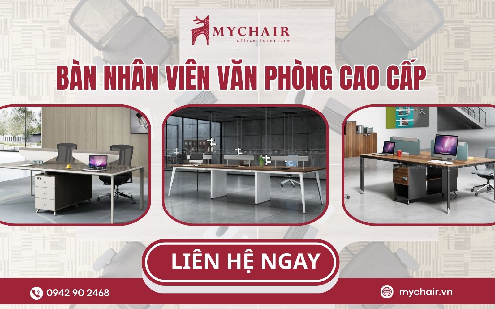 Đầu tư nội thất bàn nhân viên cao cấp, bền bỉ tại MyChair Đầu tư nội thất bàn nhân viên cao cấp, bền bỉ tại MyChair