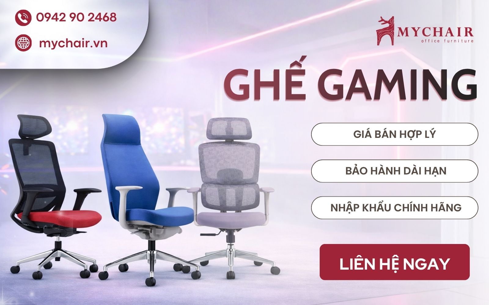Nội thất MyChair cung cấp nhiều mẫu ghế gaming cao cấp giá tốt Nội thất MyChair cung cấp nhiều mẫu ghế gaming cao cấp giá tốt