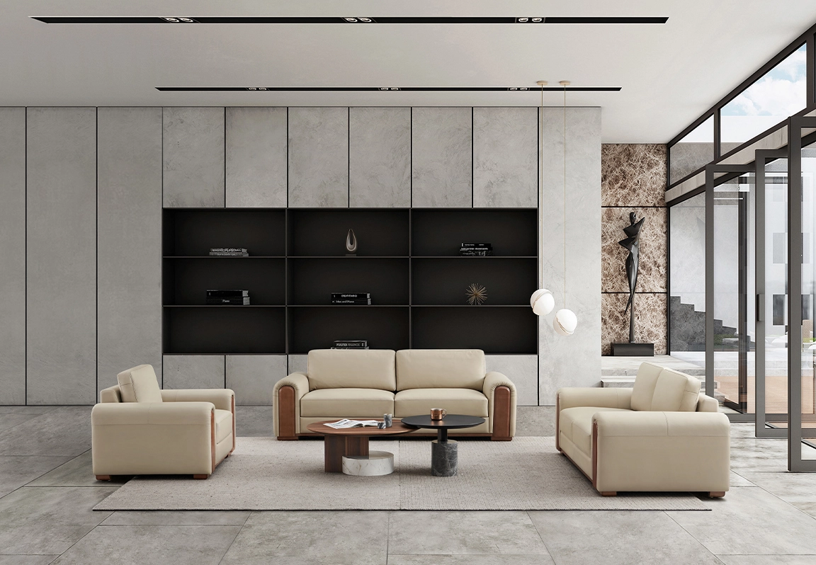 sofa da cao cấp nhập khẩu sf014