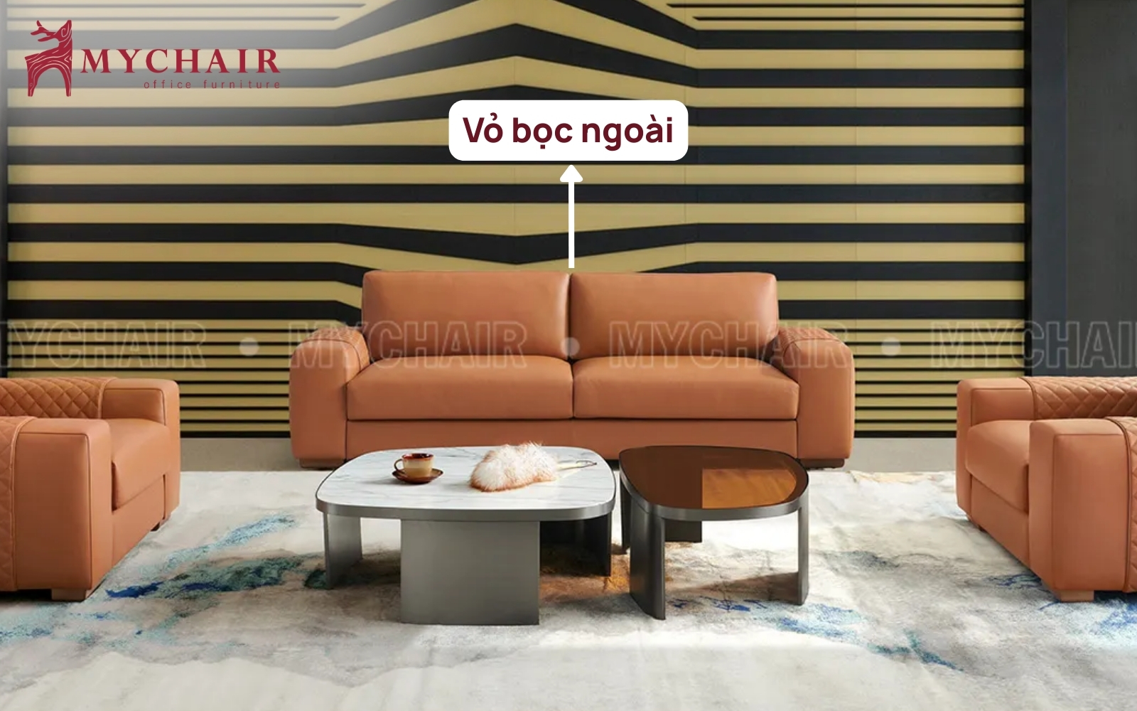 Lớp vỏ bọc ngoài của ghế