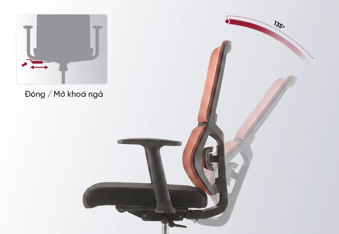 ghế văn ph&ograve;ng xoay KAFIT-BD