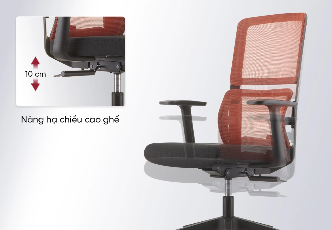 ghế văn ph&ograve;ng xoay KAFIT-BD