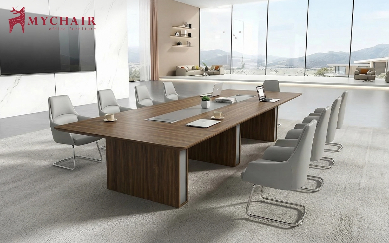 Đặc điểm của mẫu bàn làm việc văn phòng cho phòng họp