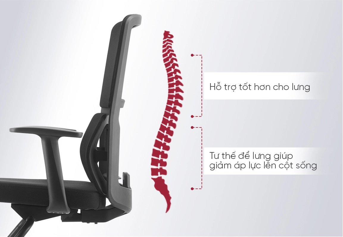 ghế ch&acirc;n quỳ lưới KAFIT-C