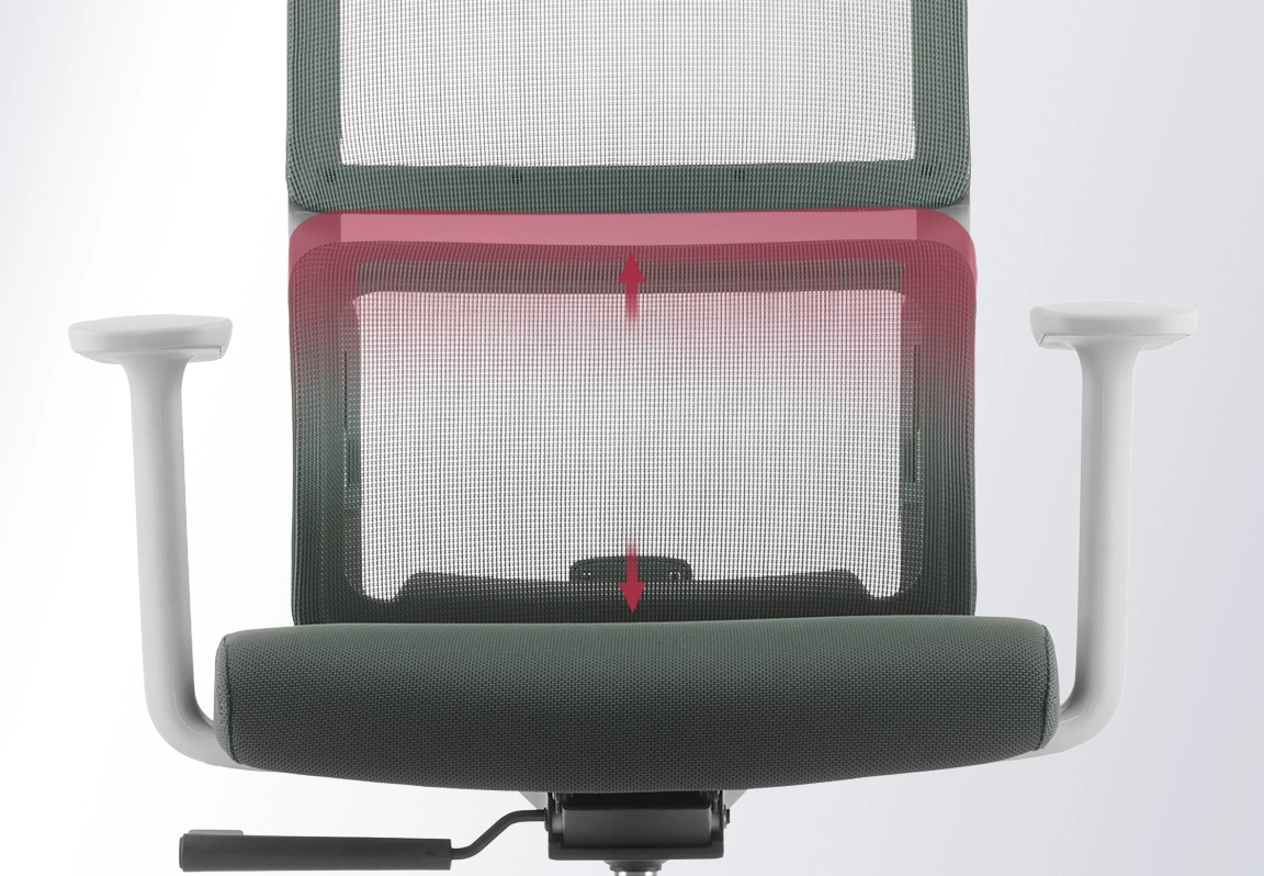 ghế lưới ch&acirc;n xoay KAFIT-AD