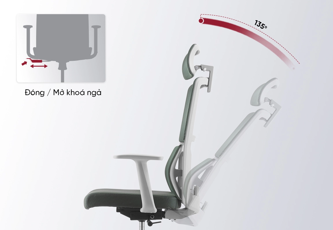 ghế xoay lưới lưng cao KAFIT-AD