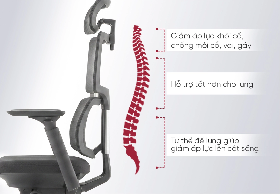 ghế ngồi l&agrave;m việc tại nh&agrave; KANE-A