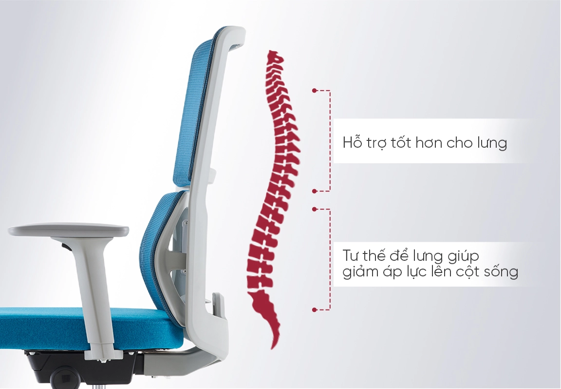 ghế xoay văn ph&ograve;ng KAFIT-B