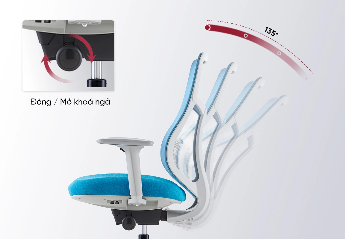 ghế xoay lưng trung lynx-b