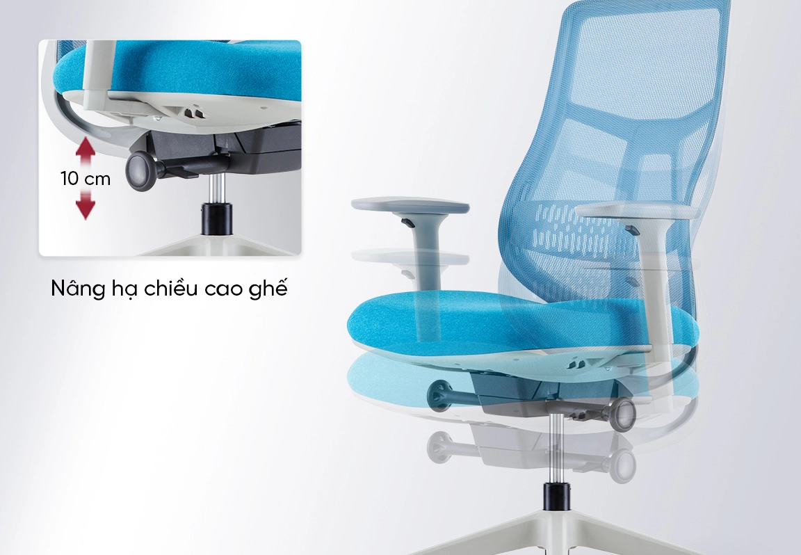 ghế xoay lưng trung lynx-b