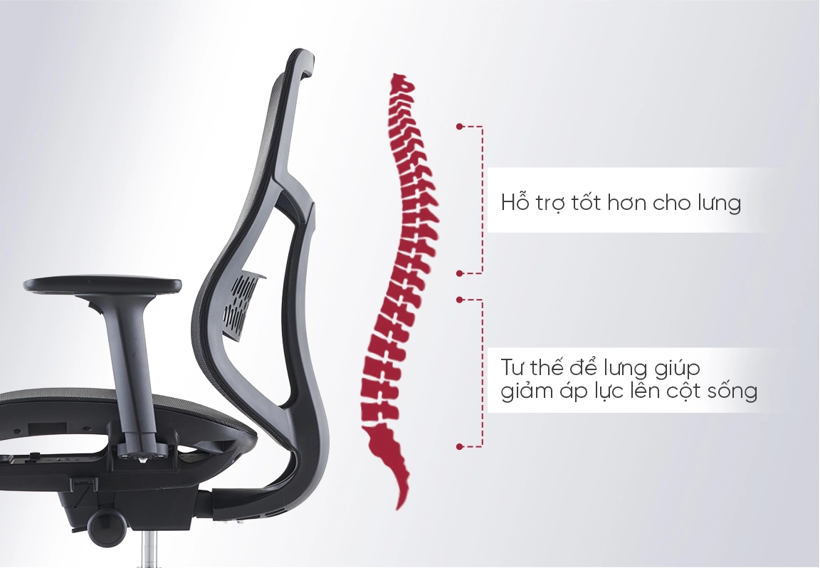 ghế lưới văn ph&ograve;ng cao cấp lynx-bq