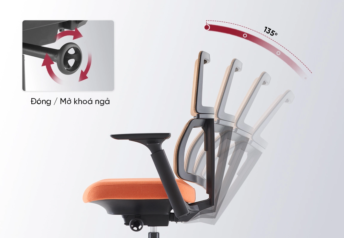 ghế xoay văn ph&ograve;ng KANE-B