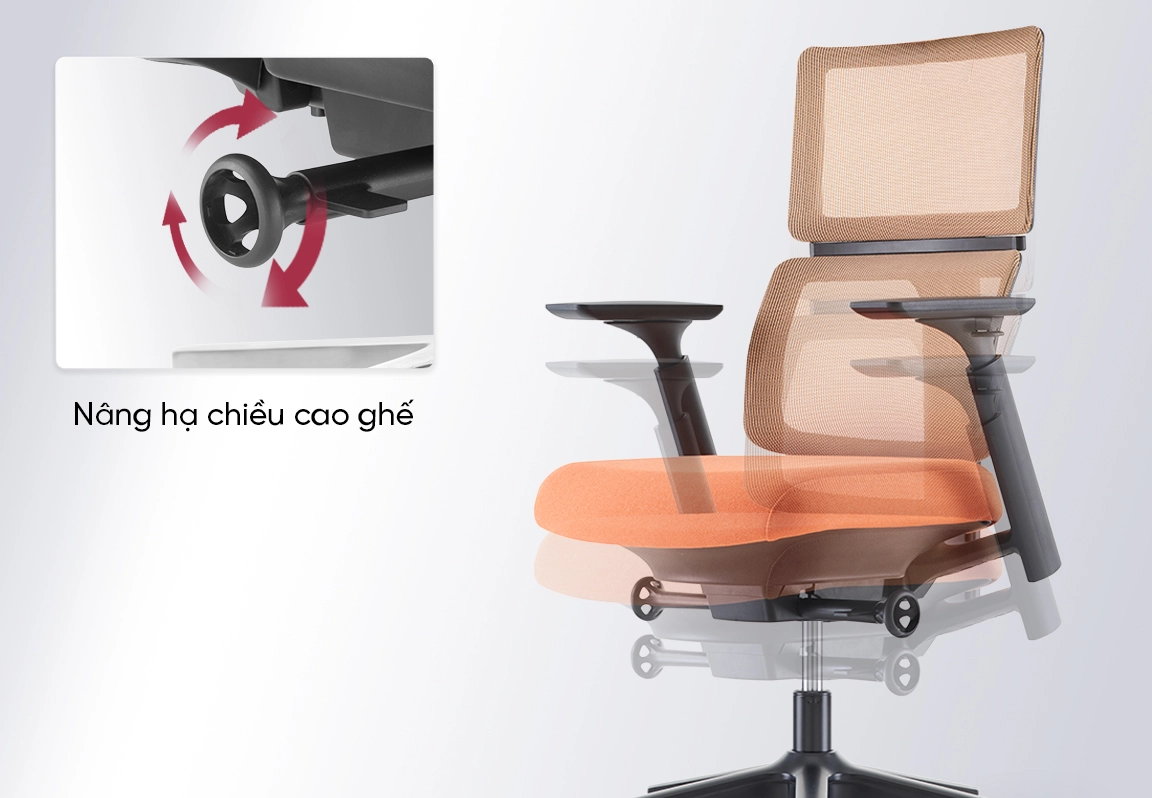 ghế l&agrave;m việc văn ph&ograve;ng KANE-B