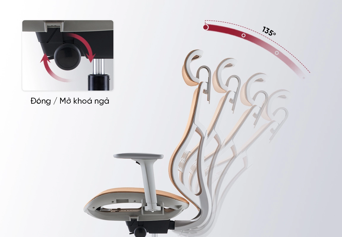 ghế lưới xoay văn ph&ograve;ng LYNX-AQ