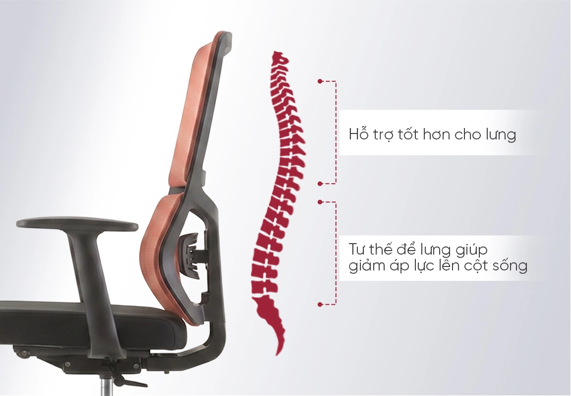 ghế văn ph&ograve;ng xoay KAFIT-BD