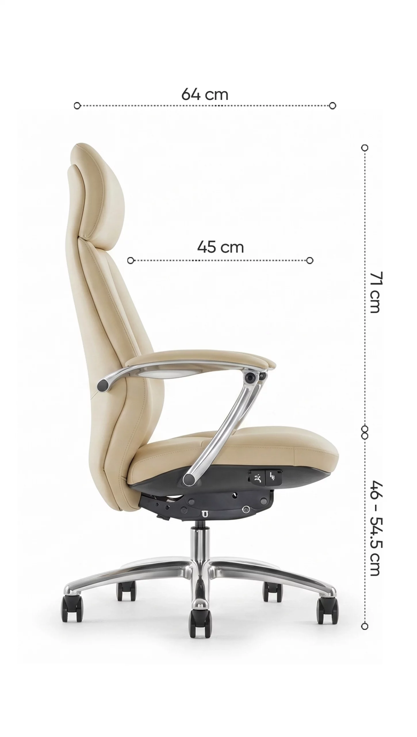 k&iacute;ch thước ghế da fk022a