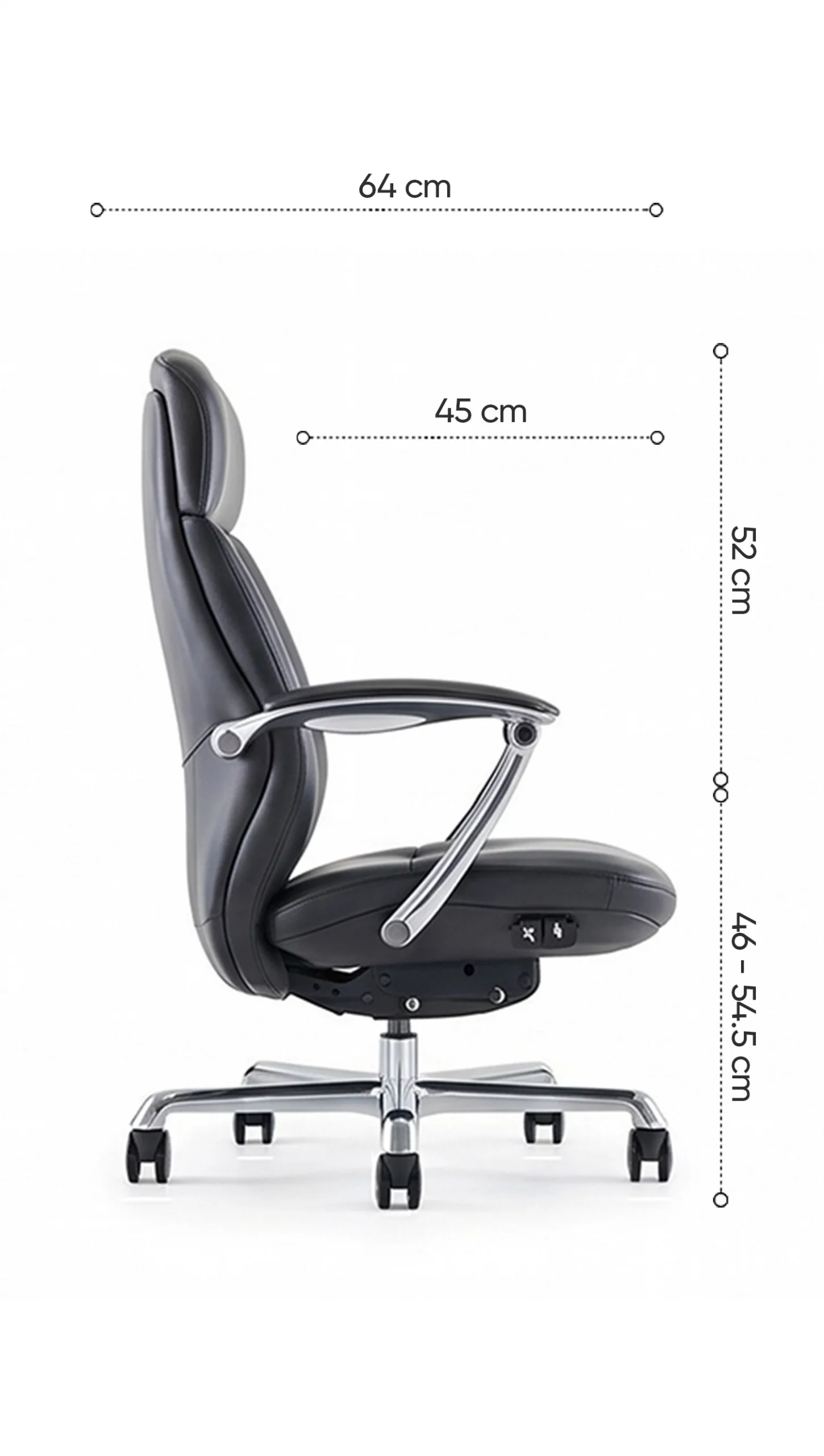k&iacute;ch thước ghế da fk022b