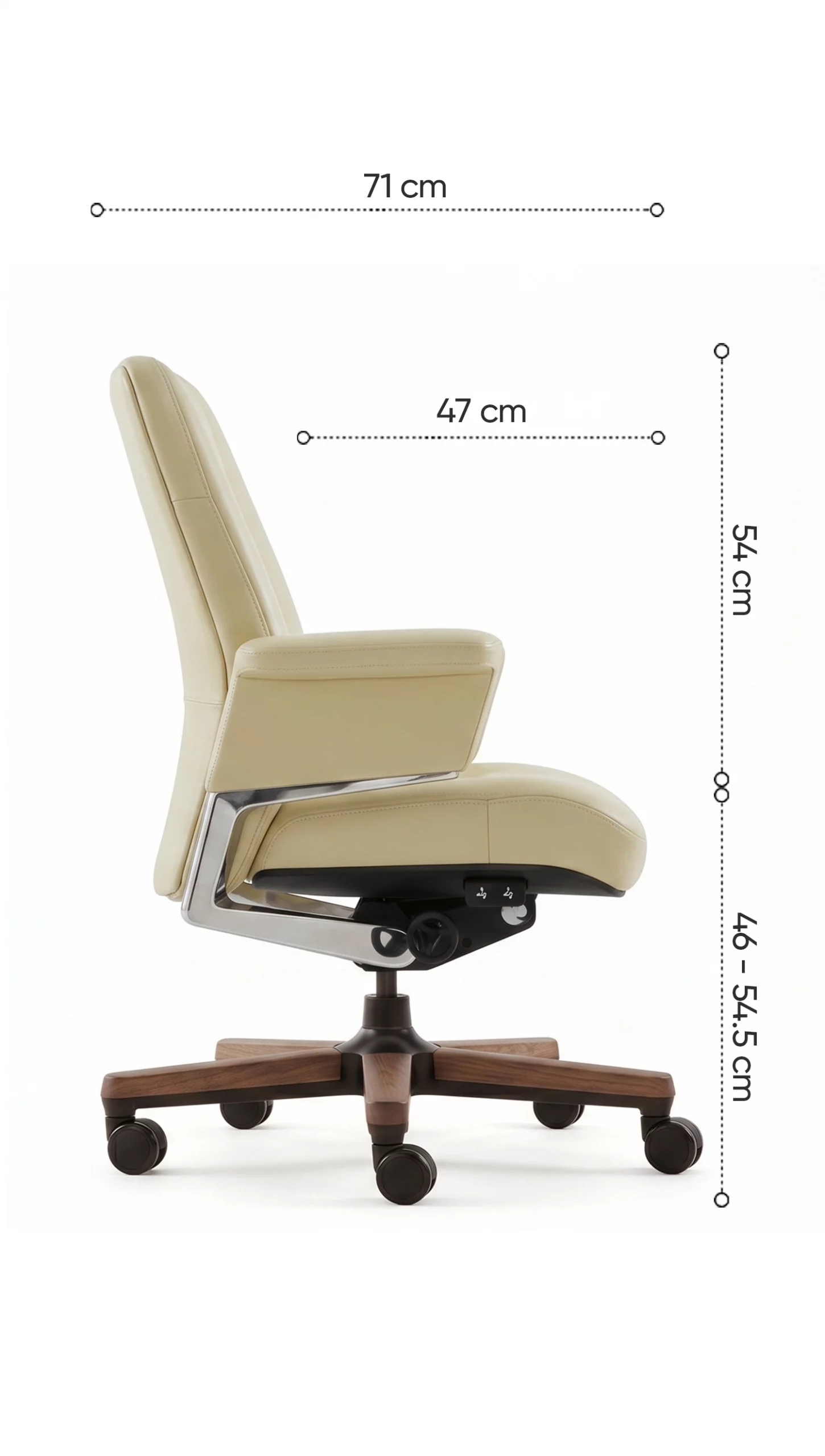 k&iacute;ch thước ghế họp fk021b