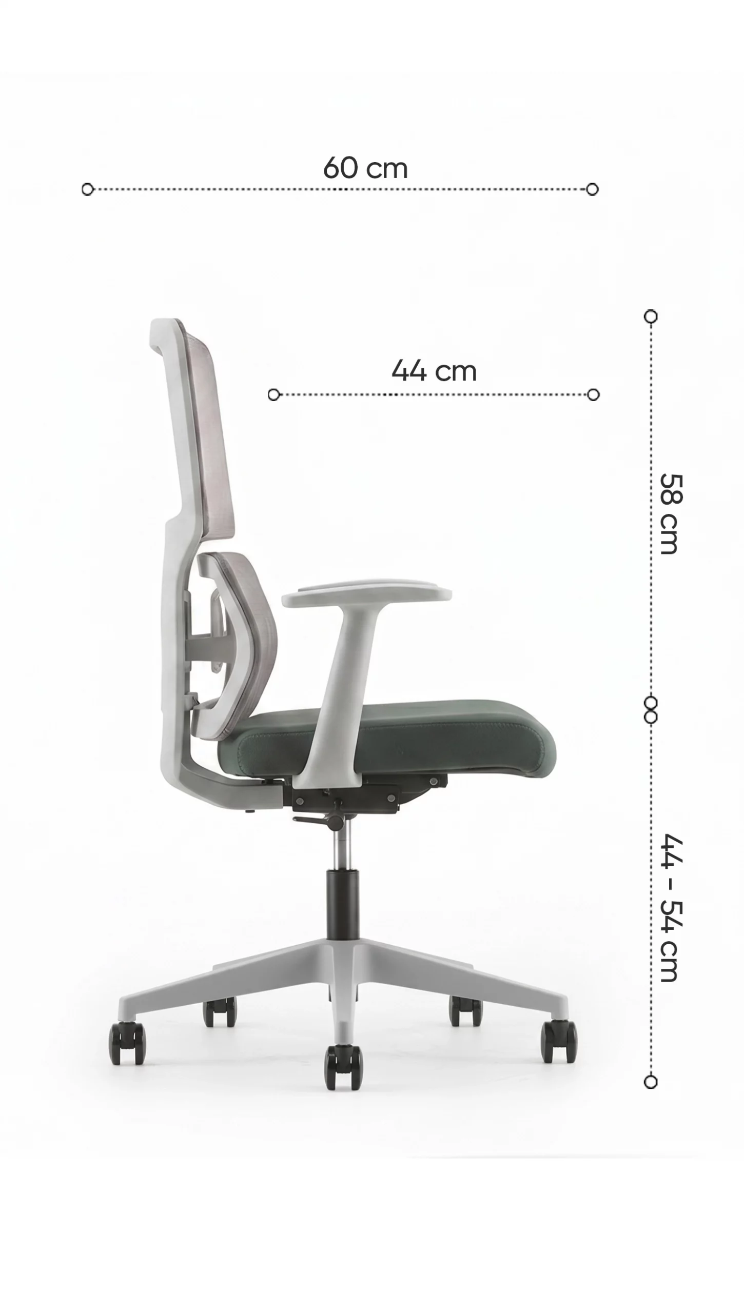 k&iacute;ch thước ghế văn ph&ograve;ng kafit