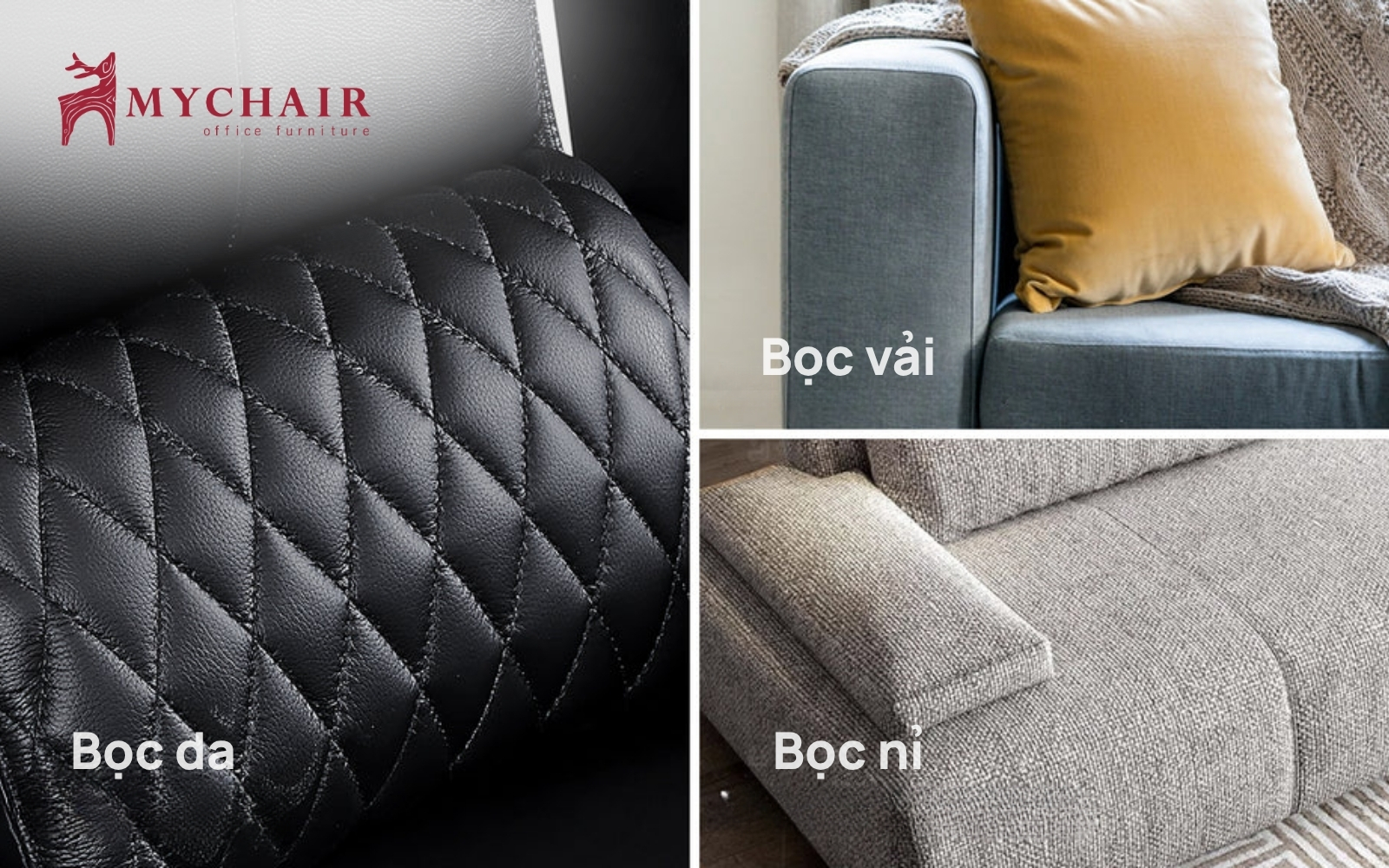 Tham khảo một số loại chất liệu bọc của ghế sofa